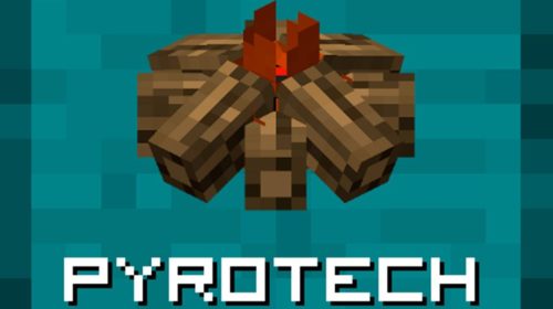 Pyrotech - примитивные механизмы и инструменты (1.12.2)