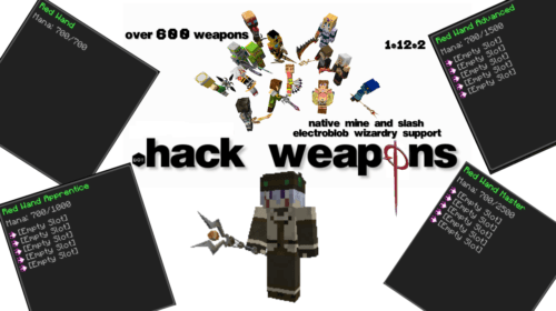 dotHack Weapons - 600 видов оружия с реалистичными моделями (1.12.2)