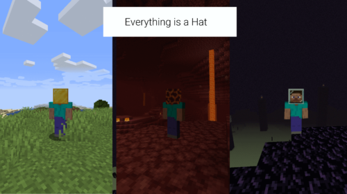 Everything is a Hat - надень на голову любой блок (1.15, 1.14.4)