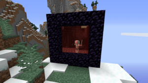 Immersive Portals - сквозь портал видно другое измерение (1.16.5, 1.16.4, 1.15, 1.14.4)