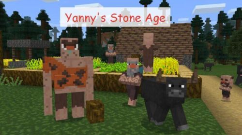 Yanny’s Stone Age - Сложное выживание (1.15.2, 1.14.4)