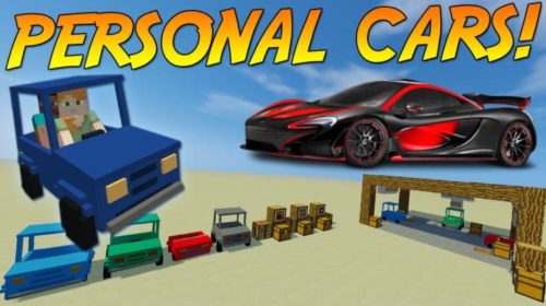Personal Cars - Личный транспорт (1.12.2, 1.11.2, 1.10.2)