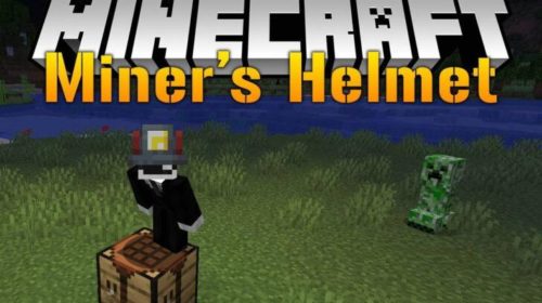 Miner’s Helmet - Шахтерский шлем c фонариком (1.15.2, 1.14.4)