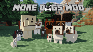 More Dogs - Мод на собак (1.15.2, 1.14.4) More Dogs - Мод на собак (1.15.2, 1.14.4)