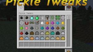 Pickle Tweaks - набор полезных предметов (1.16.5, 1.16.4, 1.15.2, 1.14.4, 1.12.2, 1.7.10)