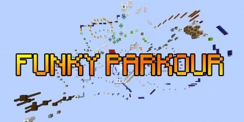 Funky Parkour - 40 сложных паркур уровней (1.15.2)