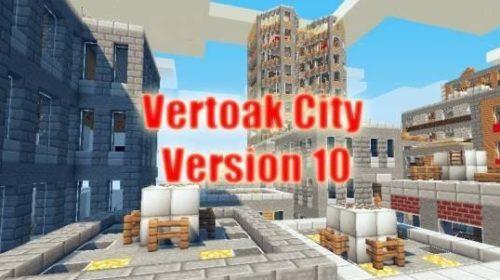 Vertoak City - Карта с новыми домами и улицами (1.8.9)