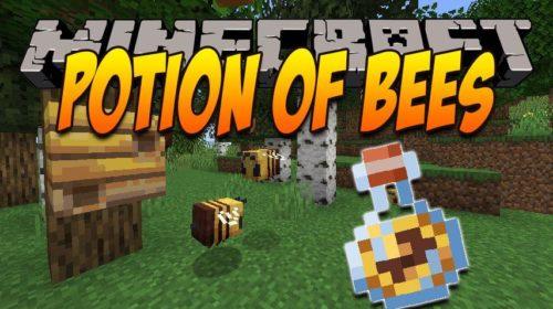 Potion of Bees - новое взрывное зелье (1.16.4, 1.15.2)