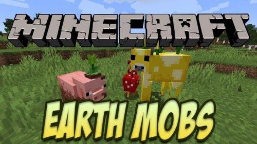 Earth Mobs - три моба из мобильной игры (1.17.1, 1.16.5, 1.15.2, 1.16.4, 1.14.4)