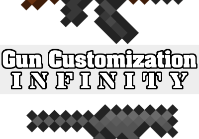 Gun Customization: Infinity - добавит набор оружейных модулей (1.16.5, 1.16.4, 1.15.2, 1.14.4, 1.12.2)