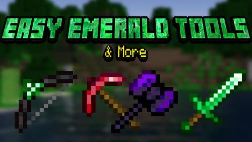 Easy Emerald Tools & More - стандартные наборы брони, инструментов и оружия (1.16.5)
