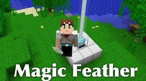 Magic Feather - волшебное перо (1.16.5, 1.16.4, 1.16.3, 1.16.2, 1.15.2, 1.12.2)