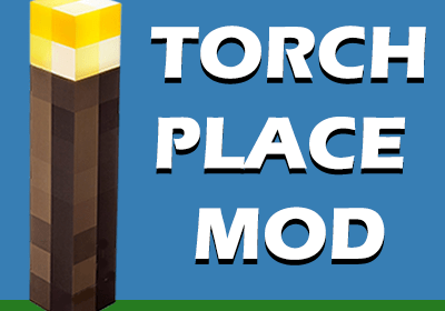 Torch Place - способ размещать факелы (1.16.5, 1.12.2)