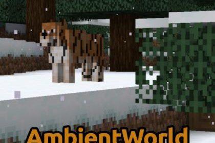 AmbientWorld - животные из реальной жизни (1.16.5, 1.16.4)