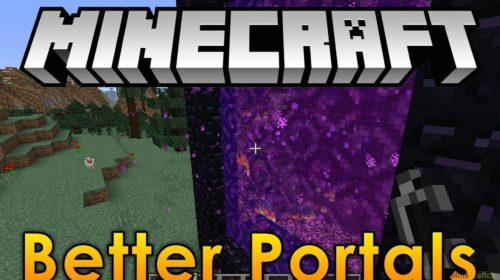 Better Portals - новшества порталов нижнего мира (1.16.5, 1.16.4)